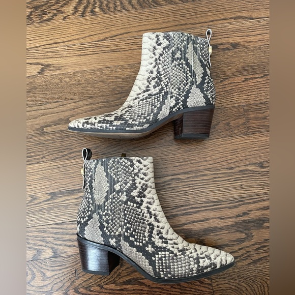 Franco Sarto Shay Roccia Block Heel Boot - Size 7 - Picture 3 of 8